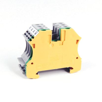 A-B Rockwell 1492-J4 600V 22-10AWG Feed-Through Terminal Block