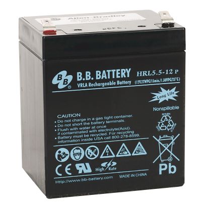 A-B Rockwell 1609-HBAT Bul 1609 UPS High Temp 12VDC Battery