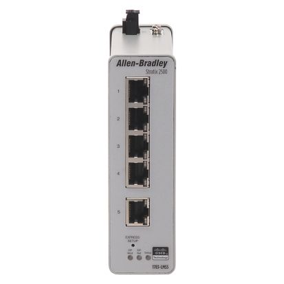 A-B Rockwell 1783-LMS5 STRATIX 2500 5 Port Lightly Managed Industrial Ethernet Switch