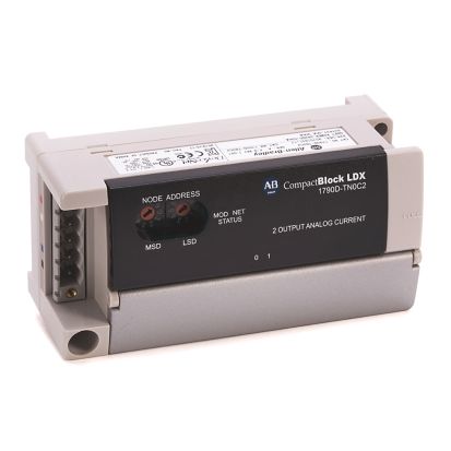 A-B Rockwell 1790D-TN4C0 CompactBlock LDX Analog Input Base Block