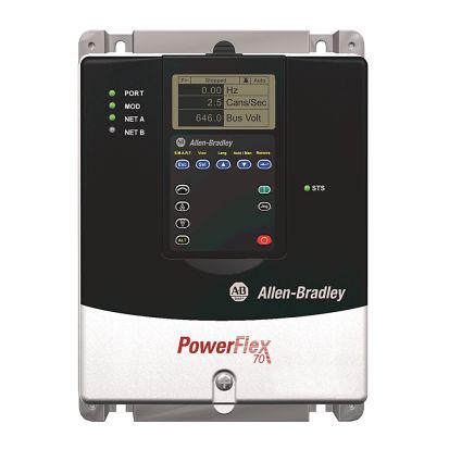 A-B Rockwell 20AD5P0A0AYYNNG0 PowerFlex 70 AC Drive 5 A at 3 Hp 20A