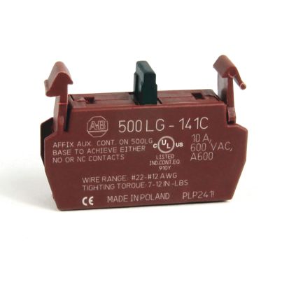 A-B Rockwell 500LG-141C Auxiliary Contact