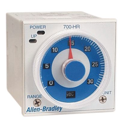 A-B Rockwell  700-HR52TA17 5A DPDT Multi-Function Timing Relay 100-240VAC 100-125VDC Timing Relay