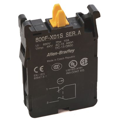 A-B Rockwell 800F-X01S Self-monitorIng Contact Block 800F PB