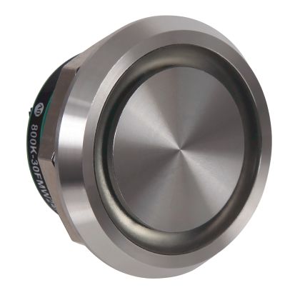 A-B Rockwell 800K-30FMW24X10 30.5mm Piezo Push Button