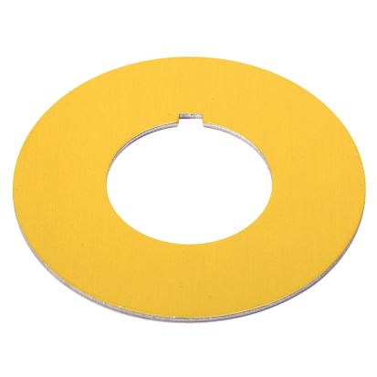 A-B Rockwell 800T-X646 30mm 800T Blank Yellow Ring Legend Plate