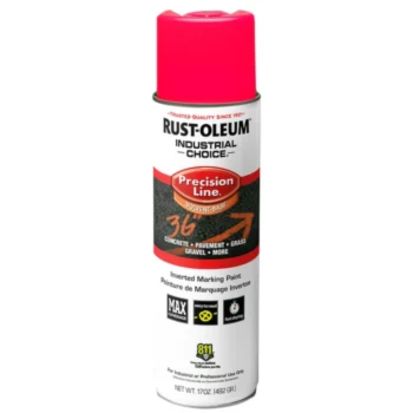 Rust-Oleum® 1661838 M1600 System SB Precision Line Marking Paint, Fluorescent Pink