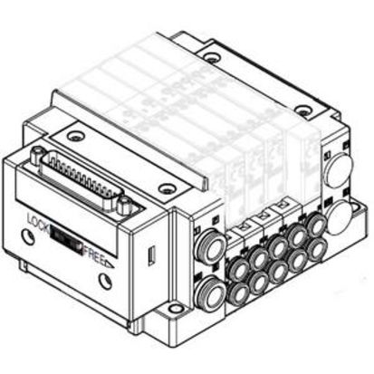 SMC SS5Y3-10L21-02U-N7 SS5Y3 2 STA MANIFOLD BASE