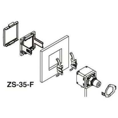 SMC ZS-35-F Panel Mount/Front Protctn Cvr