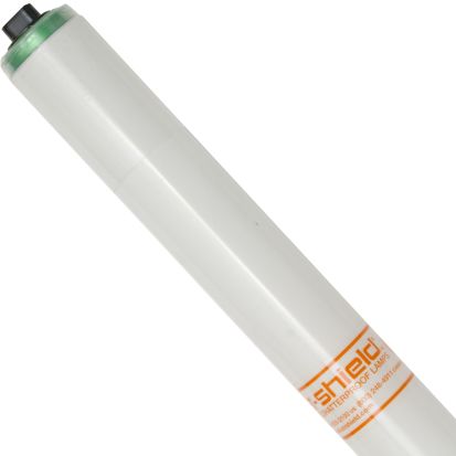 Shat-R-Shield® 84563 Linear Straight Shatter-Resistant Fluorescent Lamp, 110 W, R17d Double Recessed Contact Fluorescent Lamp, 8800 Lumens, 62 CRI, 4100 K, 96 in L