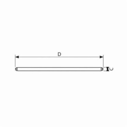 Signify PHILIPS ALTO® 360164 Purification Fluorescent Lamp, 30 W, Bi-Pin G13 Medium Linear Fluorescent Lamp, T-8 Shape