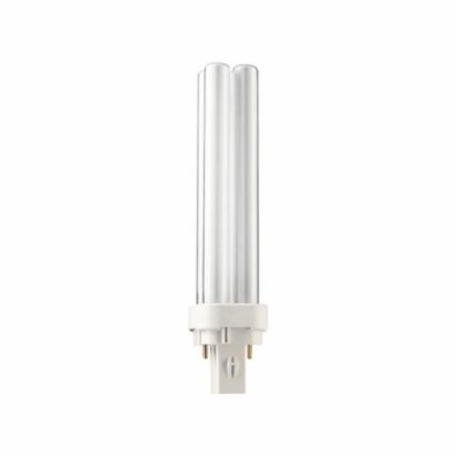 Signify PHILIPS ALTO® 383182 Cluster Compact Fluorescent Lamp, 18 W, Bi-Pin G24d-2 CFL-NI Lamp, PL-C Shape, 1250 Lumens