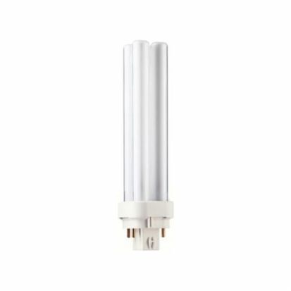 Signify PHILIPS ALTO® 383323 Energy Saving Cluster Compact Fluorescent Lamp, 18 W, 4-Pin G24q-2 CFL-NI Lamp, PL-C Shape, 1250 Lumens