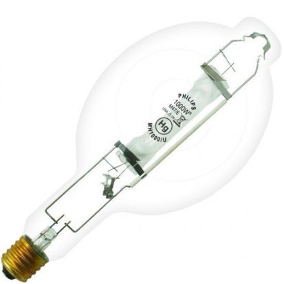 Signify PHILIPS 415224 Standard Metal Halide Lamp, 1000 W, Metal Halide Lamp, E39 Mogul Lamp Base, BT56 Shape