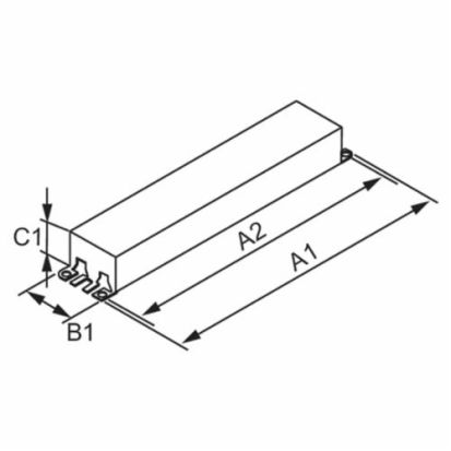 Signify Advance ISB104014EI SignPRO Magnetic Fluorescent Ballast, T12/HO Lamp, 110 W Lamp, 120 to 277 VAC, Instant, 0.61 Ballast Factor