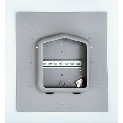SolaDeck 0799-2G, 600V Flashed Combiner/Passthrough Box for Comp/Cedar Shake Roofs