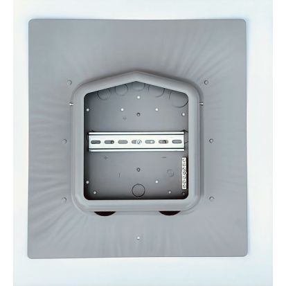 SolaDeck 0799-5G, 600V Flashed Combiner/Passthrough Box for Comp/Cedar Shake Roofs
