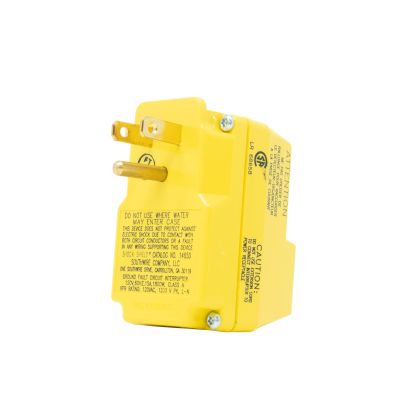 Southwire® 14650013-6 YEL GFCI PLUGIN ADAPT W/BB