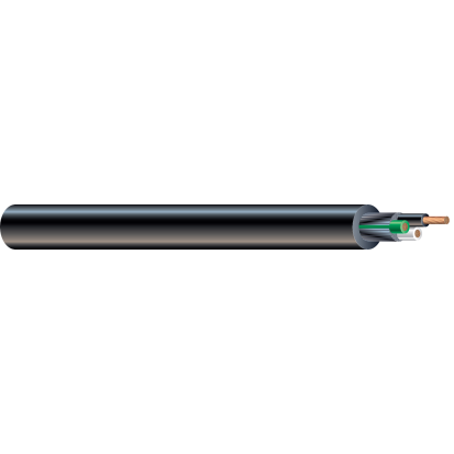 SOUTHWIRE 55809407 CUT SOOW 12/3 BLACK .595 O.D. COIL LESS THAN 101 FT (WERNER CUT)