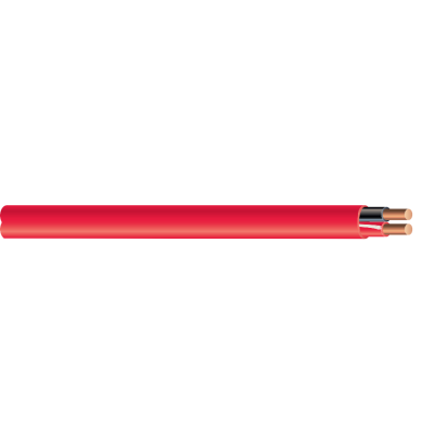 SOUTHWIRE F40021-1A FIRE ALARM UNSHIELDED 18/2 SOLID RISER RATED FPLR RED JACKET 1000FT REEL
