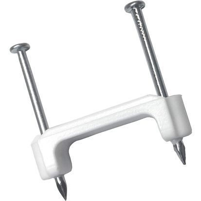 Sturgeon Bay Metal Products RA-1566 2 Nail 3/4 inch White Romex Strap 250/Bag