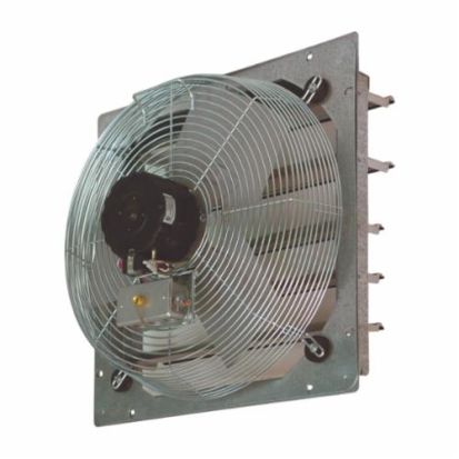 TPI CE12DS 1-Phase Direct Drive Standard Exhaust Fan, 12 in Dia Blade, 120 VAC, 560/710/825 cfm Flow Rate, 3 Speeds, 15-1/8 in W