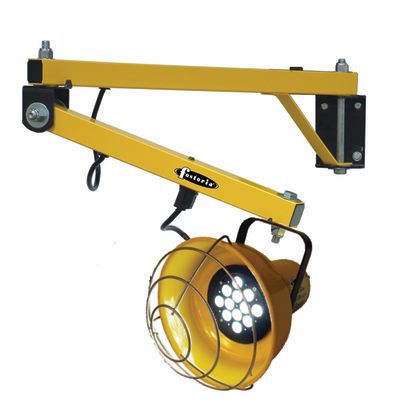 TPI DKL40VALED Fully Assembled Standard Duty Loading Dock Light, LED, 12 W, 120 VAC, 40 in L Arm