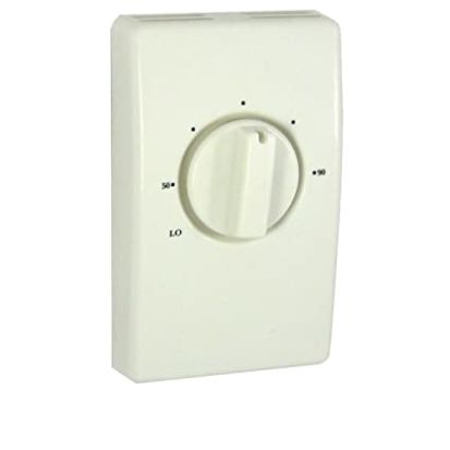 TPI S2022H10AA 2000 Line Voltage Thermostat With Leads, 1-Pole Heat Only Thermostat, 50 to 90 deg F Control