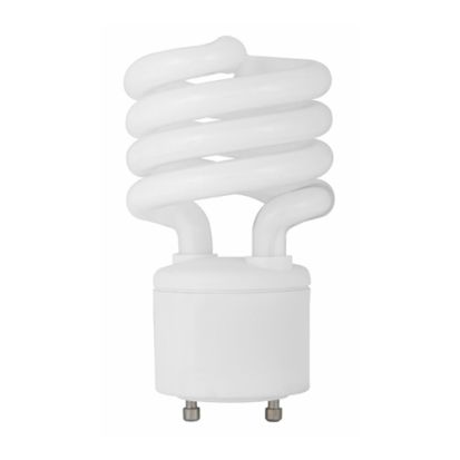 TCP® SpringLamp® 33118SP Compact Fluorescent Lamp, 18 W, GU24 CFL Lamp, Spring Shape, 1200 Lumens