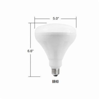 TCP® LED17BR40D27K Elite BR LED Reflective Lamp, 17 W, E26 Medium LED Lamp, BR40 Shape, 1200 Lumens