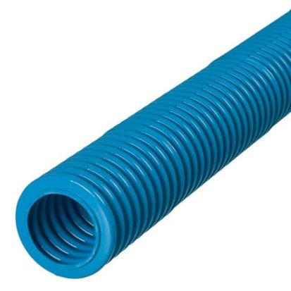 Thomas & Betts Carlon® Flex-Plus® Blue™ 12007AA-001 ENT Flexible Non-Metallic Raceway, 3/4 in Trade, 0.76 in ID x 1.05 in OD, 1000 ft L, PVC