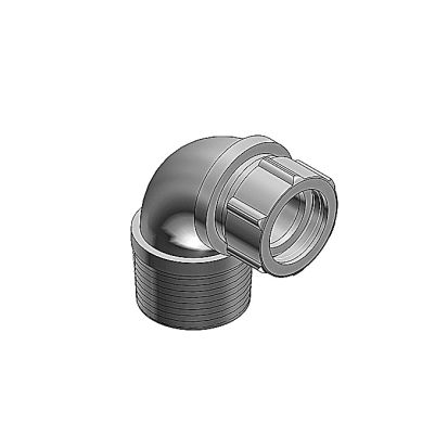 T&B® 2251 Strain Relief Liquidtight Cord Connector, 1/2 in Trade, 5/8 to 3/4 in Cable Openings, Malleable Iron, Zinc Plated