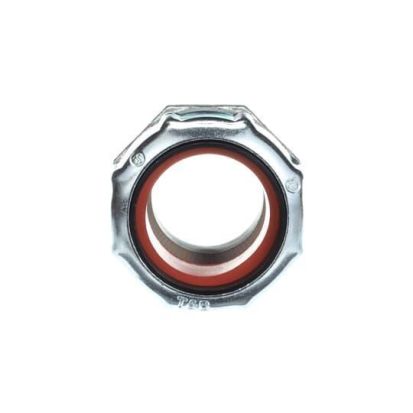 Thomas & Betts T&B® 2520 Ranger® Liquidtight Strain Relief Straight Cord Connector, 1/2 In Trade, 1/8 To 1/4 In Cable Openings, Die Cast Zinc, Zinc Plated