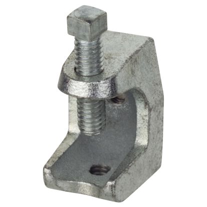 Thomas & Betts Steel City® 500-SC Beam Clamp, 1/4-20 Rod, 15/16 in THK Flange, 450 lb Load, Malleable Iron, Electroplated