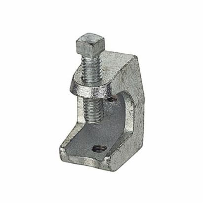 Thomas & Betts Steel City® 501 Beam Clamp, 5/16-18 Rod, 7/8 in THK Flange, 800 lb Load, Malleable Iron, Electroplated