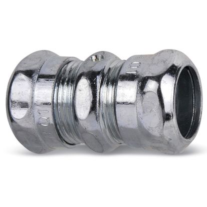 T&B® 5120 Conduit Coupling, 1/2 in, For Use With EMT Conduit, Steel, Electro-Plated Zinc
