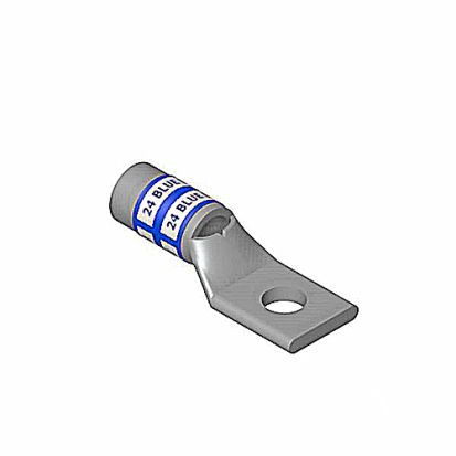 Thomas & Betts Color-Keyed® 54135 54100 1-Hole Compression Lug, 6 AWG Copper Conductor, Die Code: 24, 5/16 in Stud, Copper