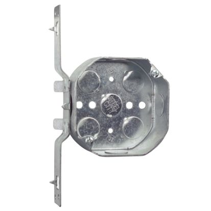 Thomas & Betts Steel City® 54151-V-1/2 Drawn Style Ceiling Box, Steel, 15.8 cu-in Capacity, 1 Outlets, 7 Knockouts, 1-1/2 in D