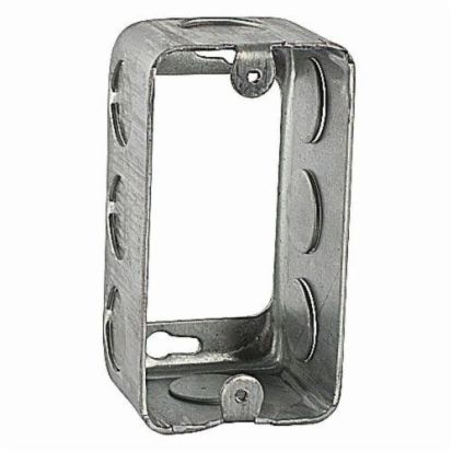 Thomas & Betts Steel City® 59361-1/2 Drawn Style Utility Box Extension Ring, 1 Gangs, 4 in L x 2-1/8 in W x 1-7/8 in D, Steel