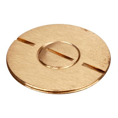 Thomas & Betts Steel City® 694 Flush Service Floor Plate Plug Insert, For Use With Floor Plate Cover, Brass