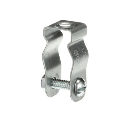 Thomas & Betts Steel City® 6H1-B 6H-B Conduit Hanger With Bolt, Hex Nut, 3/4 in, For Use With 1/2 to 4 in EMT, Rigid and Pipe Conduit, Steel, Electro-Galvanized