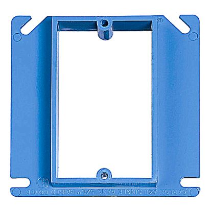 Thomas & Betts Carlon® A410 Non-Metallic Outlet Box Cover, 4 in L x 4 in W x 1/2 in D