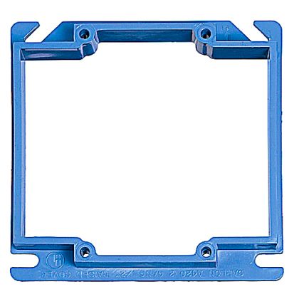 Thomas & Betts Carlon® A420 Non-Metallic Outlet Box Cover, 4 in L x 4 in W x 0.59 in D, Blank Cover
