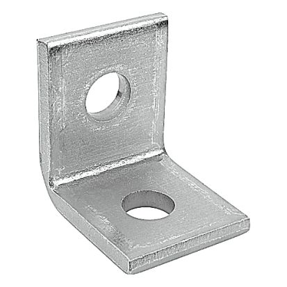 Thomas & Betts Superstrut® AB201-EG 200 90 deg Angle Fitting, 2 Holes, 1-5/8 in L x 1-5/8 in W x 1/4 in THK, Steel