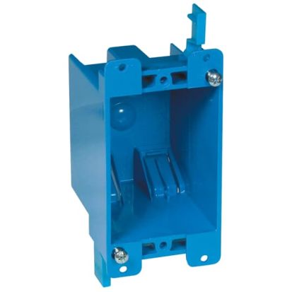 Thomas & Betts Carlon® B114R-UPC Old Work Outlet Box, PVC, 14 cu-in Capacity, 1 Gangs, 4-1/8 in L x 2-1/4 in W x 2-3/4 in D