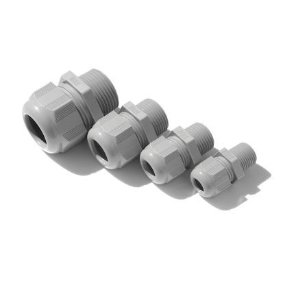 T&B® CC-NPT-34-G-4 Multi-Hole Cable Gland, 3/4 in Thread, 0.23 to 0.29 in Dia Cable, Nylon 6