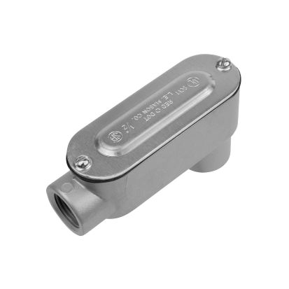 Thomas & Betts Red Dot® D-Pak™ DALB-2-CG A Series Type LB Conduit Body With Cover and Gasket, 3/4 in Hub, 7.3 cu-in Capacity, Die Cast Aluminum