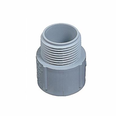 Thomas & Betts Carlon® E943N Non-Metallic Terminal Adapter, 4 in, Male x Socket Thread, PVC