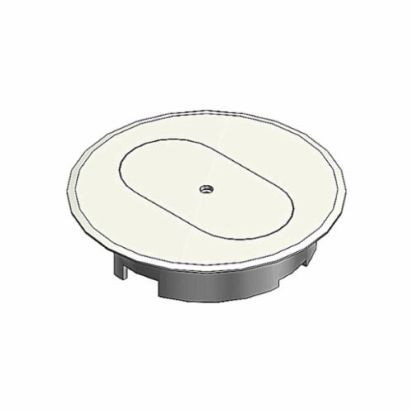 Thomas & Betts Carlon® E97DSI Non-Metallic Floor Box Cover, 5.69 in Dia, Thermoplastic
