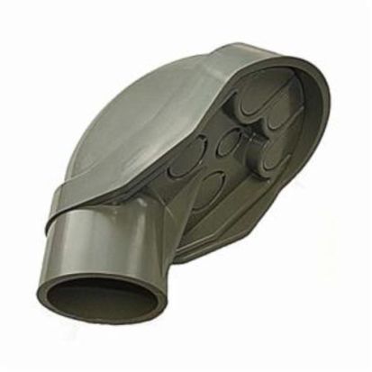 Thomas & Betts Carlon® E998G Non-Metallic Service Entrance Cap, 1-1/4 in, 0.71 in Hole, For Use With SCH 40 and SCH 80 Rigid Non-Metallic Conduit, PVC